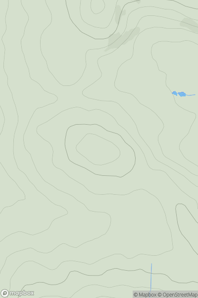 Thumbnail image for Black Hill [Central Pennines] showing contour plot for surrounding peak